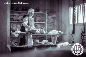 Küchenszene - Mittelalterhaus Nienover